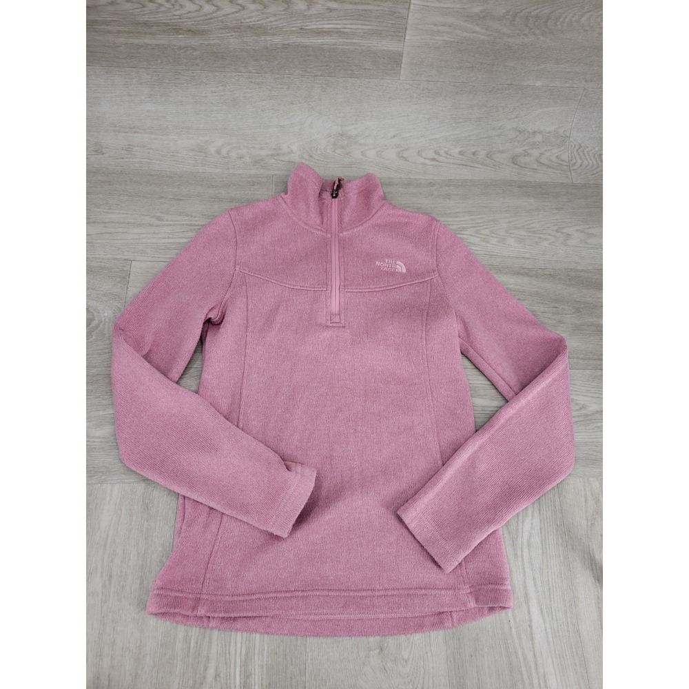 The North Face Women's Maggy Sweater Fleece 1/4 Zip Size XS Pink